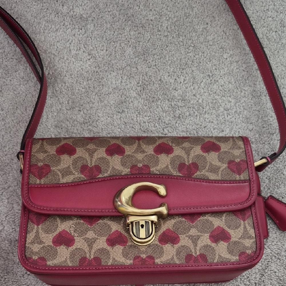 Coach studio heart crossbody nag